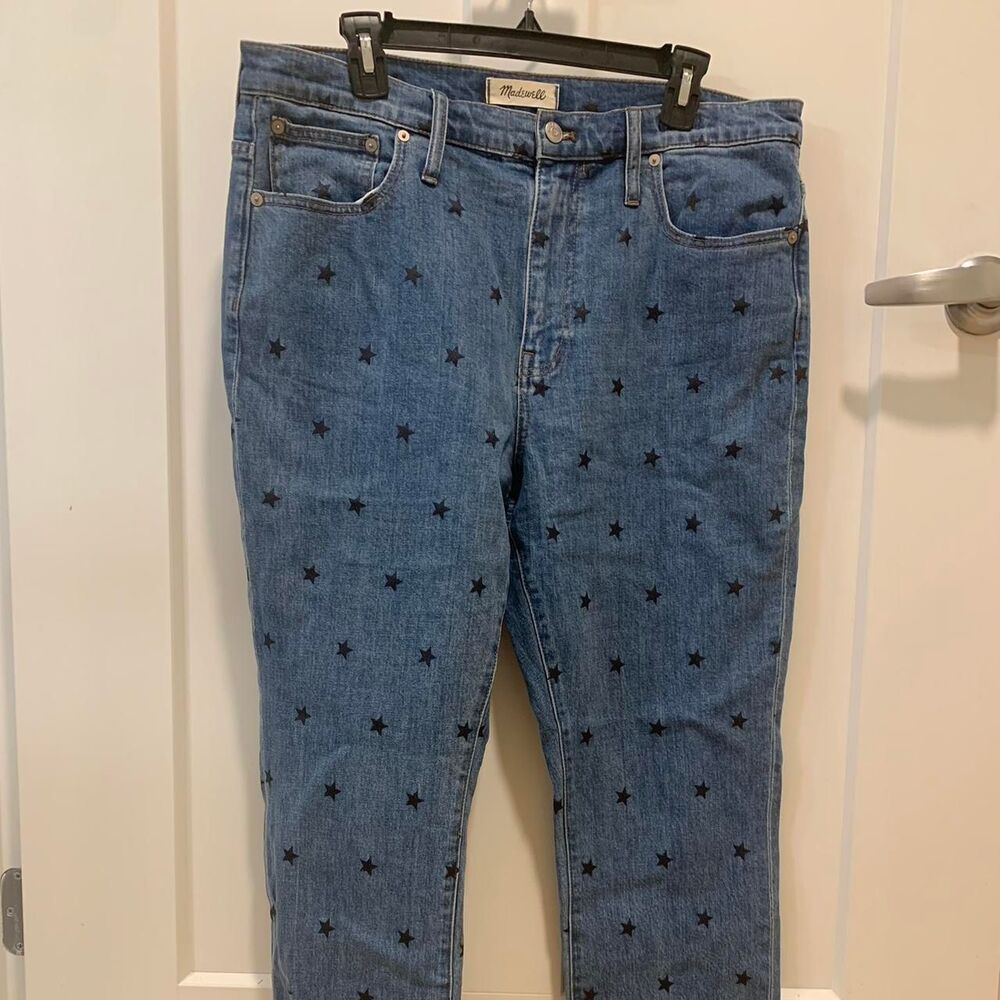 Madewell Women's Navy and Blue Jeans